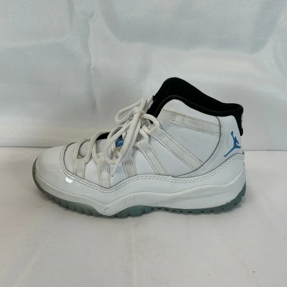 Jordan 11 Retro PS Legend Blue White Black 378039-104 Toddler Size 12.5C